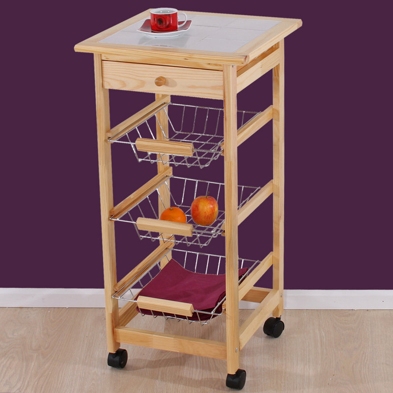 ClearAmbient Küchenwagen mit Granitplatte | Wayfair.de